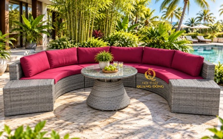 Sofa giả mây QD - 605