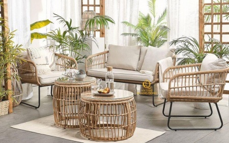 sofa giả mây QD - 611