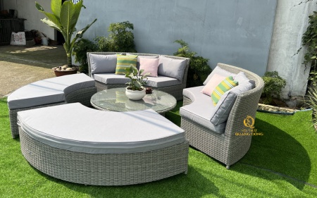 sofa giả mây QD - 621