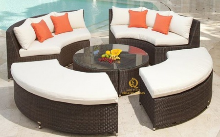 sofa giả mây QD-628