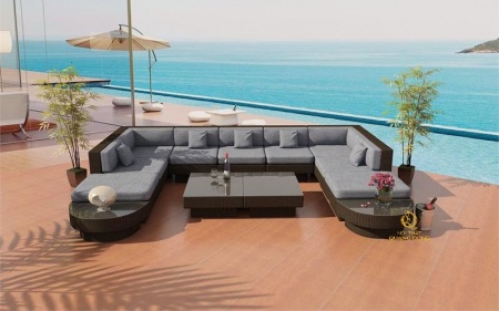 sofa giả mây QD - 643