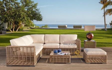 sofa giả mây QD - 649