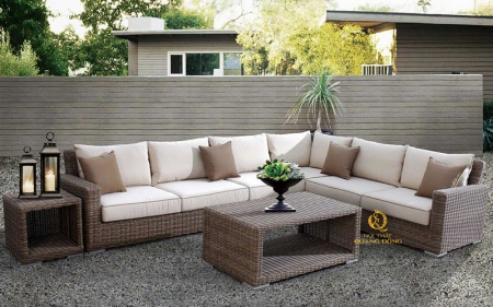 sofa giả mây QD - 652