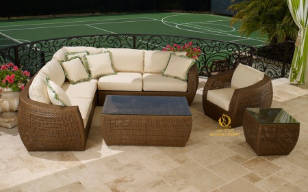 sofa giả mây QD - 658