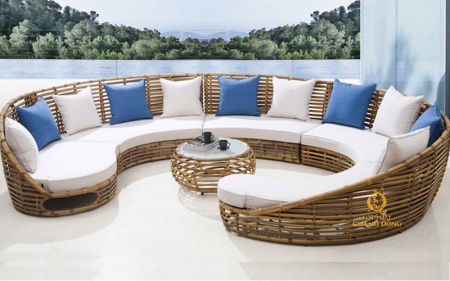 sofa giả mây QD - 662