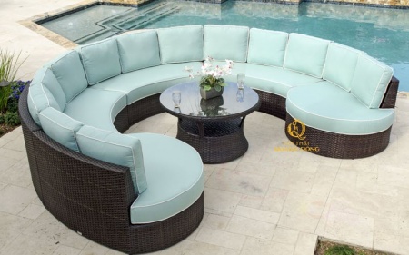 Sofa giả mây QD - 668