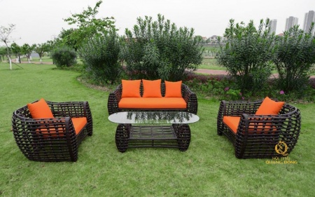 sofa giả mây QD - 674
