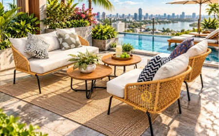 Sofa giả mây QD-689