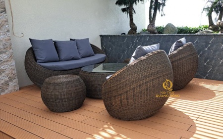 sofa giả mây QD-746