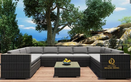 Sofa mây nhựa QD-734