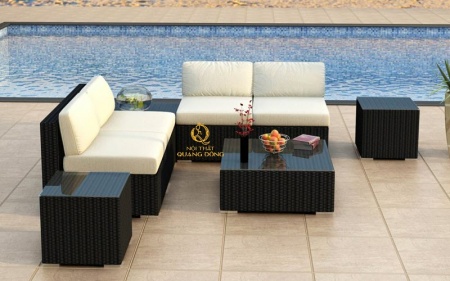 Sofa mây nhựa QD-736