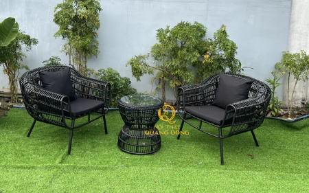 Bàn ghế dùng cho ban công sân vườn QD-342
