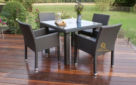 bàn ghế giả mây QD-2064