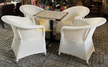 Bàn ghế giả mây QD-2095