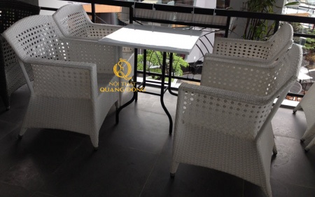 bàn ghế giả mây QD - 303s