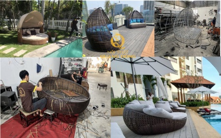 Giường tắm nắng