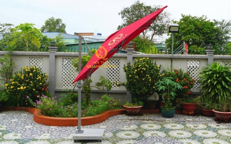 Dù nghiêng lệch tâm vuông 2.5m