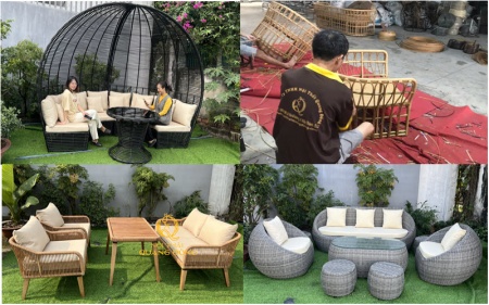 Sofa giả mây