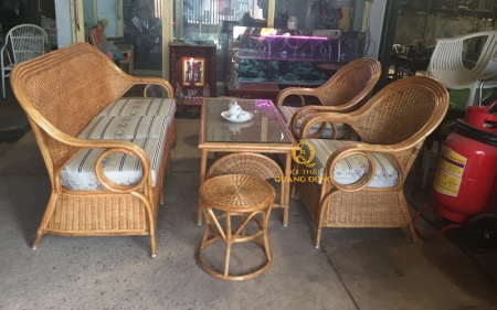 Sofa mây tự nhiên QD - 3018