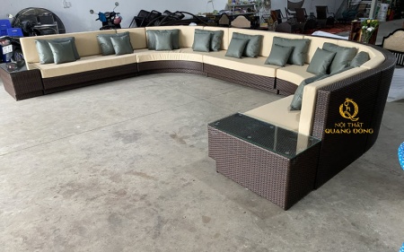 Sofa giả mây QD-610