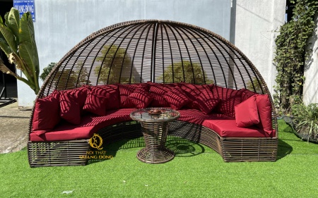 sofa giả mây QD - 655