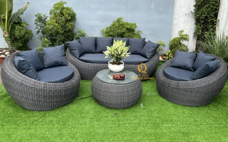 Sofa giả mây QD - 710
