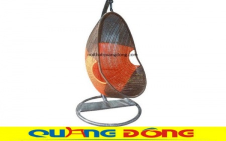 xích đu mây nhựa QD - 059