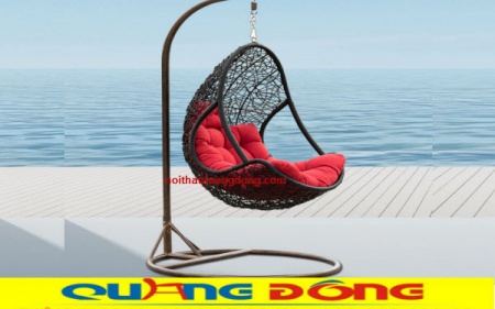 xích đu mây nhựa QD - 402