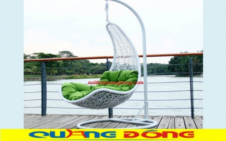 xích đu mây nhựa QD - 404