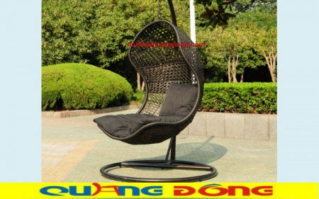 xích đu mây nhựa QD - 413