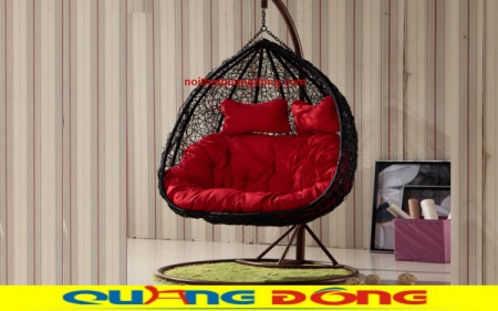 xích đu mây nhựa QD - 414
