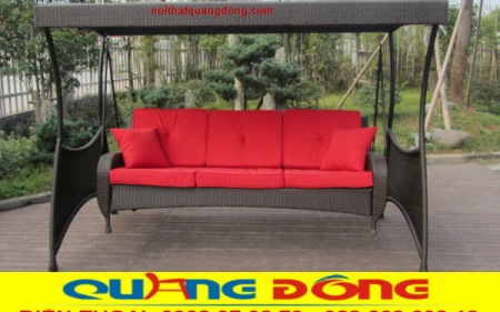xích đu mây nhựa QD - 506