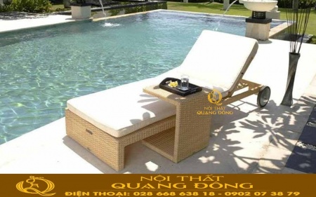 5 lý do ghế hồ bơi giả mây được các resort cao cấp ưa chuộng