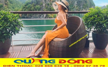 Bàn ghế mây nhựa thân thiện người tiêu dùng từ những quán cafe tới những khách sạn hay khu resort 