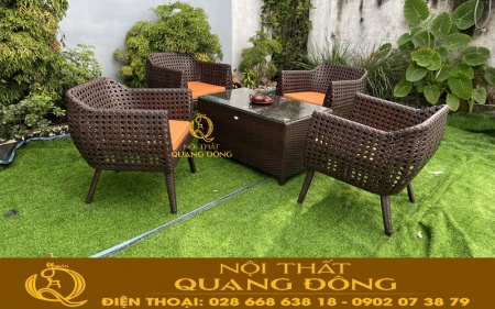 Ghế mây nhựa giả mây có gì hót theo xu thế thiết kế nội thất hiện đại