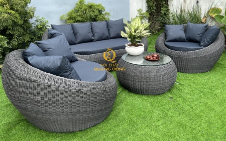 Những bộ sofa giả mây đẹp ngất ngây theo phong cách thiết kế mới