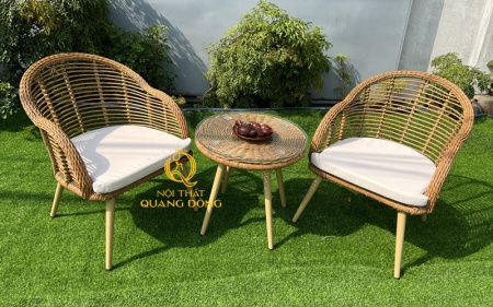Tìm hiểu bàn ghế giả mây