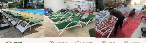  SlideShow ghế nằm hồ bơi