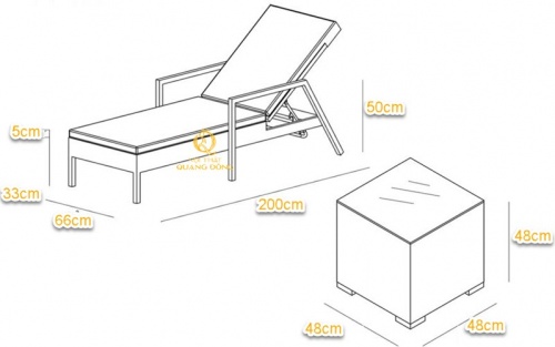ghế hồ bơi QD - 568