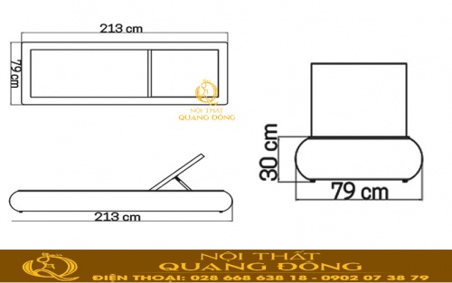 ghế hồ bơi QD - 588