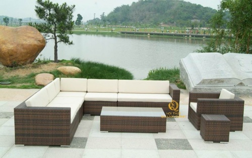 sofa giả mây QD - 613