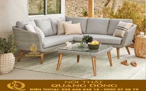 Sofa giả mây sang trọng