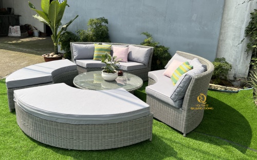 sofa giả mây QD - 621