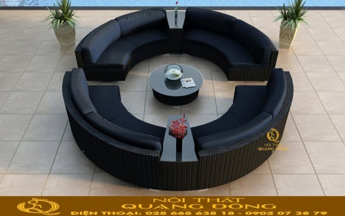 Sofa giả mây QD - 622