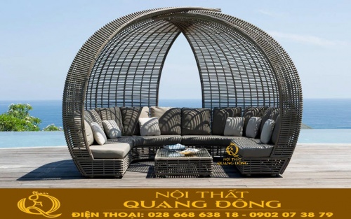 sofa giả mây QD - 660