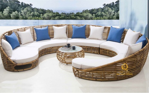 sofa giả mây QD - 662