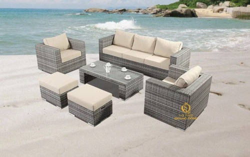 sofa giả mây QD - 669