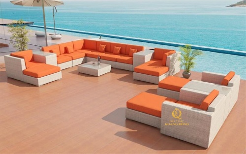 Sofa giả mây QD - 671