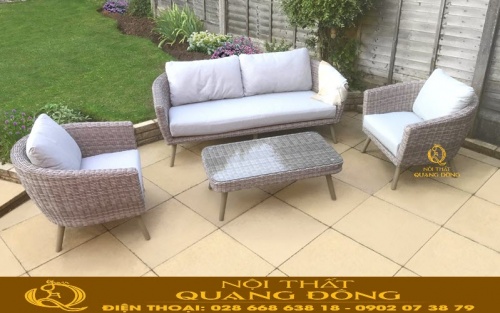 sofa mây nhựa QD-681