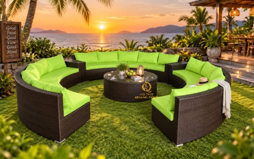 Sofa giả mây QD - 713